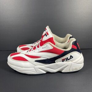 FILA‎ Men's V94M Sneakers 1RM00584-616 FRED/WHT/FNVY MENS SIZE 9.5